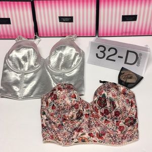 New ❤️2 Victoria Secret Dream angel lined Bra 32D
